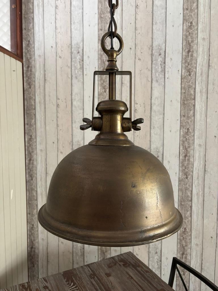 Industriële hanglamp, zware kwaliteit, Ophalen, Zo goed als nieuw, Minder dan 50 cm