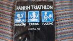 Shirt spanish triathlon - Lloret del mar, Zwart, Ophalen of Verzenden, Moda David, Maat 56/58 (XL)