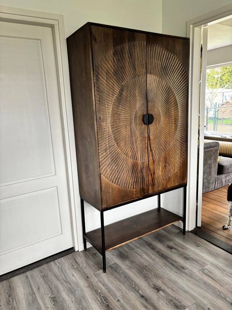 Schitterende kast, Ophalen, Gebruikt