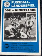 Programmaboekje DDR - Nederland 1986, Verzamelen, Ophalen of Verzenden, Buitenlandse clubs