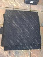 Rubberen stalmatten / gym tegels 100cm x 100cm 4cm dik, Ophalen, Zo goed als nieuw, Overige typen