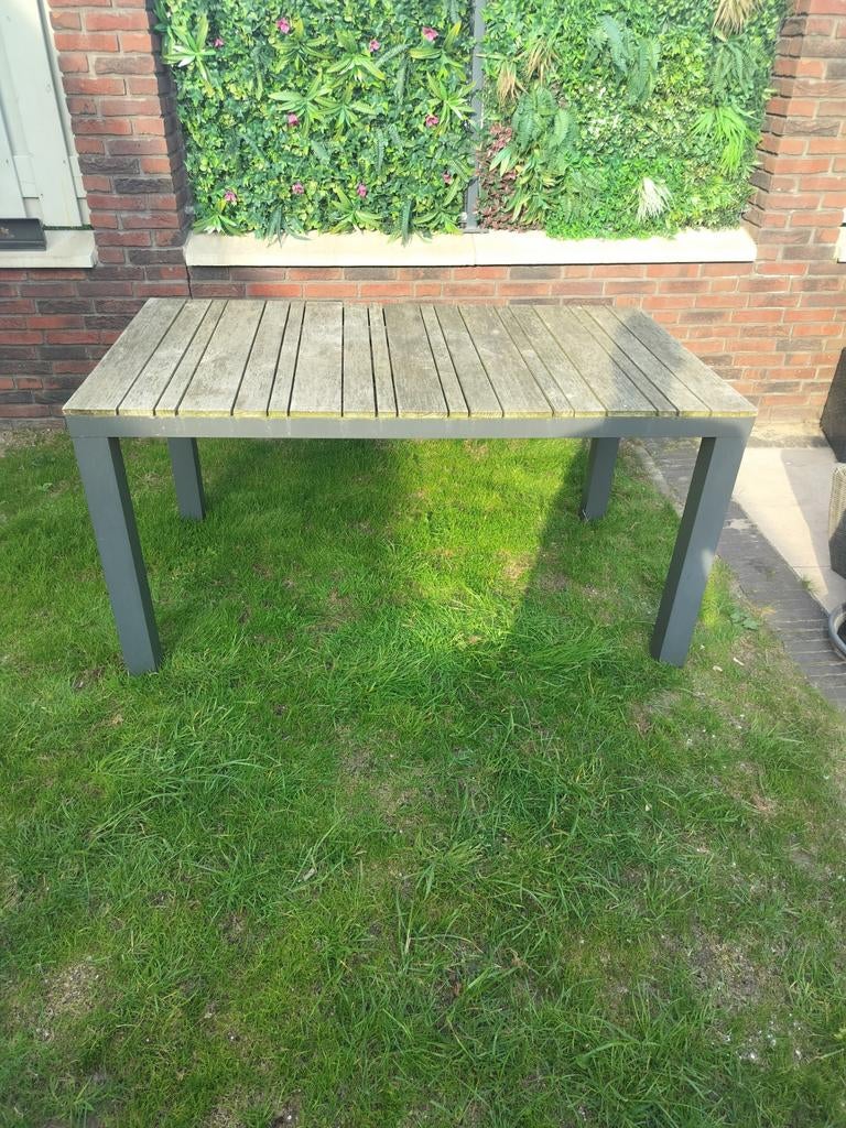 Gratis tuintafel, Ophalen, Gebruikt, Rechthoekig, Hout