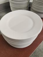 21 Witte Dinner Borden, Ophalen, Gebruikt, Keramiek, Bord(en)