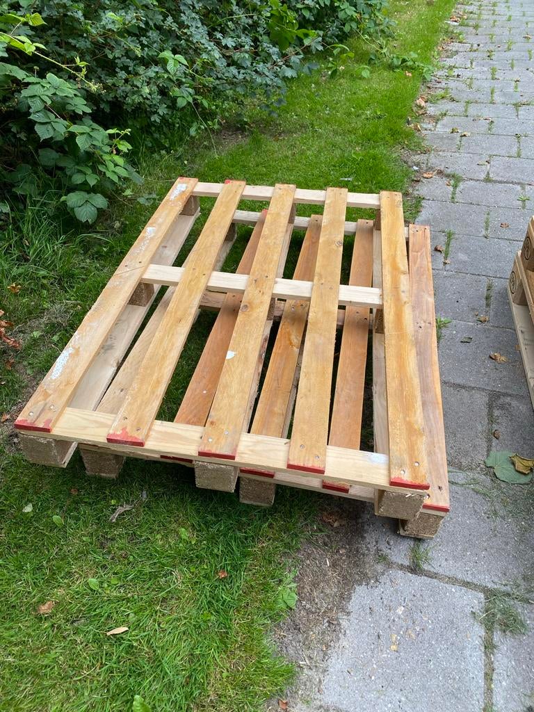 4x Pallets, Ophalen, Gebruikt