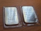Credit Suisse: 2 x 1 oz Zilverbaar. Oplopend serienummer!, Ophalen of Verzenden, Zilver