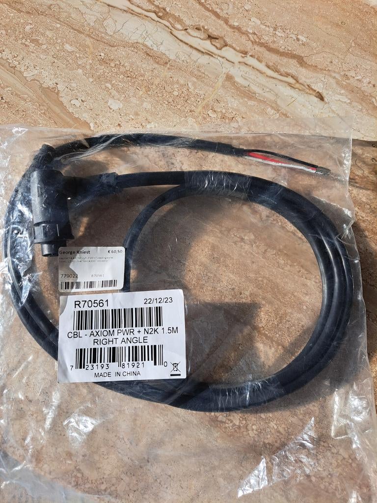 Raymarine Axiom/Element voedingskabel NMEA2000 (R70561), Ophalen of Verzenden, Nieuw, Kabel of Apparatuur