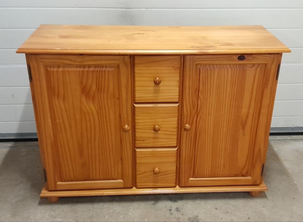 Grenen kast met Laden en Deuren, Ophalen, Zo goed als nieuw, Klassiek, Landelijk, Grenenhout