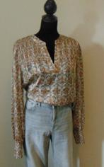 Prachtige Blouse van Nukus en broek van Co couture XL, Verzenden, Beige, Maat 42/44 (L), Zo goed als nieuw