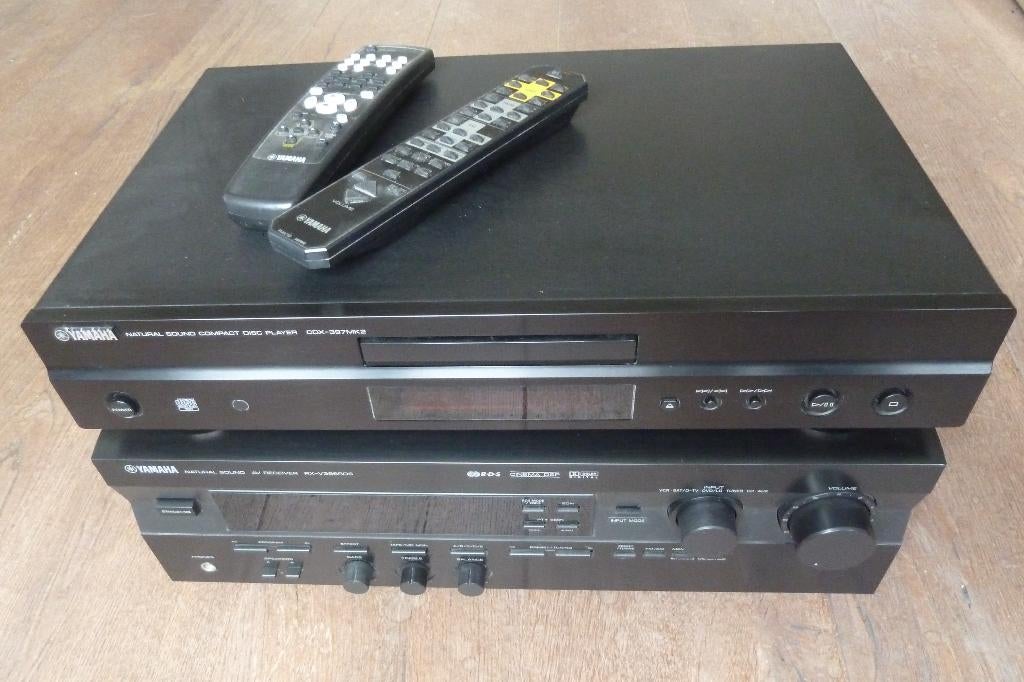 100% Gave/Goede YAMAHA Receiver + CD-Speler en Afst Bed, Overige merken, Zo goed als nieuw, Tuner of Radio, Losse componenten