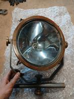 Deklicht schijnwerper scheepslamp sleepboot schip brons, Ophalen of Verzenden