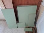 9 platen groene ondervloer 7.5mm dik, Doe-het-zelf en Verbouw, Vloerdelen en Plavuizen, Ophalen, Overige materialen, 30 cm of meer