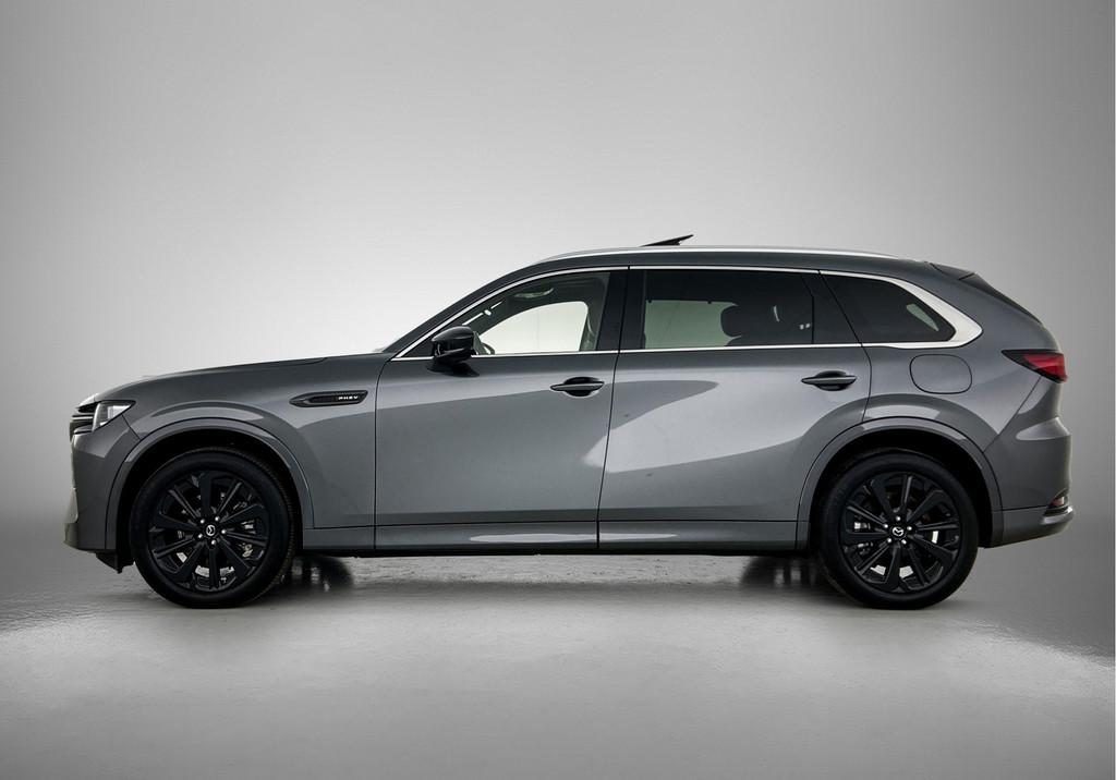 Mazda CX-80 2.5 e-SkyActiv PHEV Homura Plus Leder | Pano-dak, Auto's, Mazda, Automaat, 12 maanden, Verwarming stoelen achter, Gebruikt