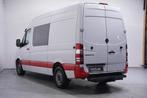 Mercedes-Benz Sprinter 316 CDI 163 pk Dubbel Cabine L2H2 Air, 13 km/l, Euro 5, Gebruikt, Zwart