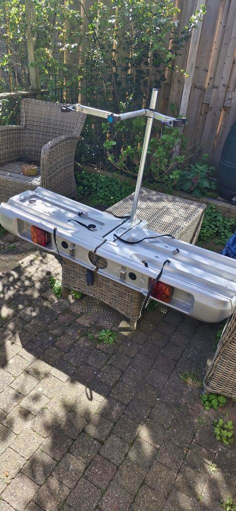 Butterfly fietsendrager voor 2 elektrische fietsen, Auto diversen, Fietsendragers, Gebruikt, Trekhaakdrager, Ophalen