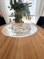 'Leonardo' grote glazen schaal, model Twist, Ophalen, Schaal, Rond, Glas