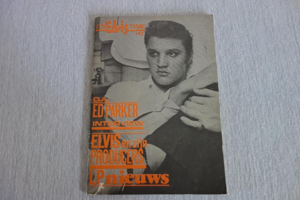 Fanclubboekje it’s Elvis Time, Ophalen of Verzenden, Zo goed als nieuw, Boek, Tijdschrift of Artikel