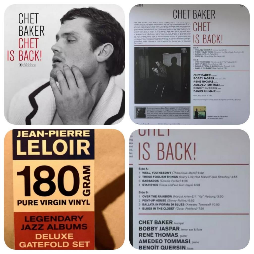 Chet Baker - Chet is Back! 1962/Deluxe Reissue/ nieuw, 1980 tot heden, Overige formaten, Ophalen of Verzenden, Blues