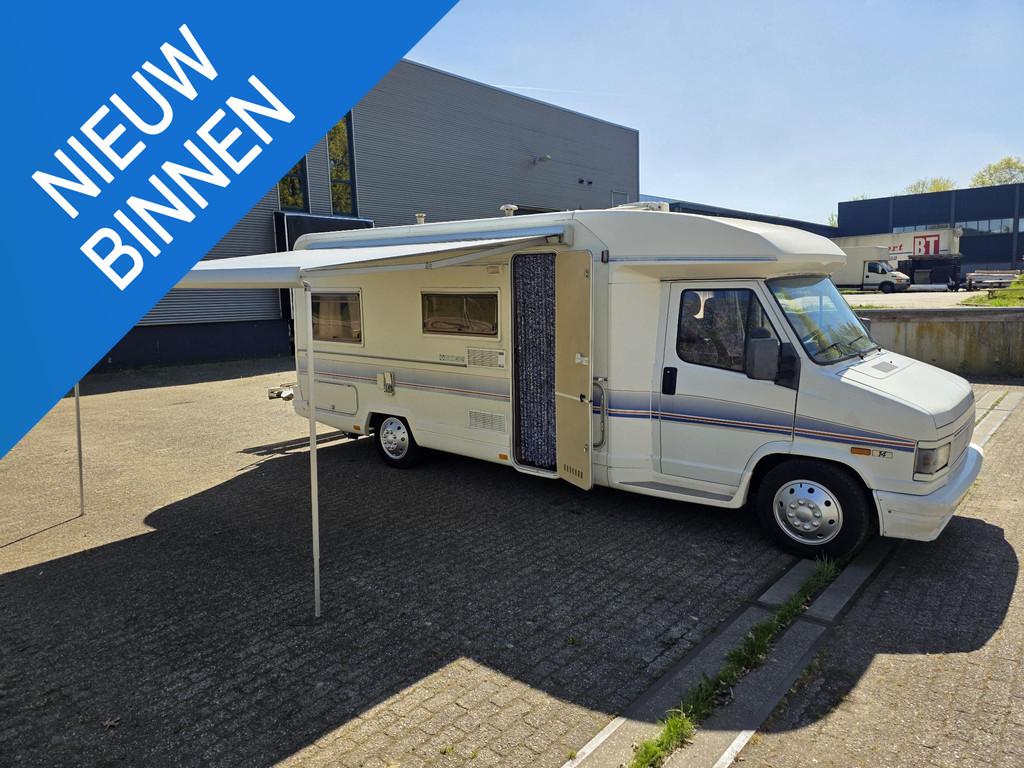 Eura Mobil Fiat Ducato 290 *VASTBED-APK-CRUISECTRL*, Caravans en Kamperen, Treinzit, Bedrijf, Half-integraal, Eura Mobil