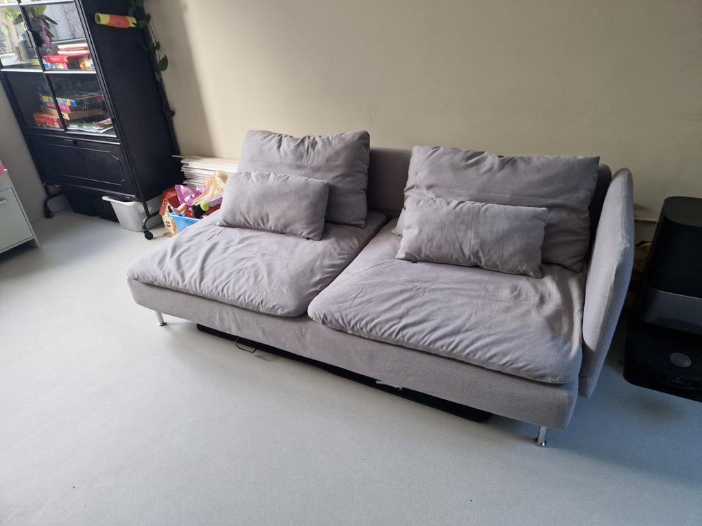 IKEA SÖDERHAMN 4-zitsbank met chaise longue Tonerud/grijs, Huis en Inrichting, Banken | Sofa's en Chaises Longues, Ophalen