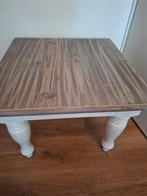 tafeltje, Huis en Inrichting, Tafels | Bijzettafels, Gebruikt, Vierkant, 55 tot 75 cm, Landelijk