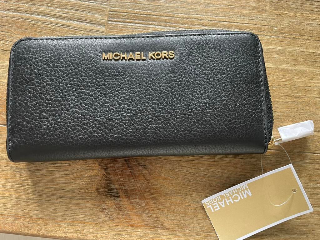 Michael kors portemonnee, Sieraden, Tassen en Uiterlijk, Portemonnees, Ophalen, Nieuw, Zwart, Overige merken