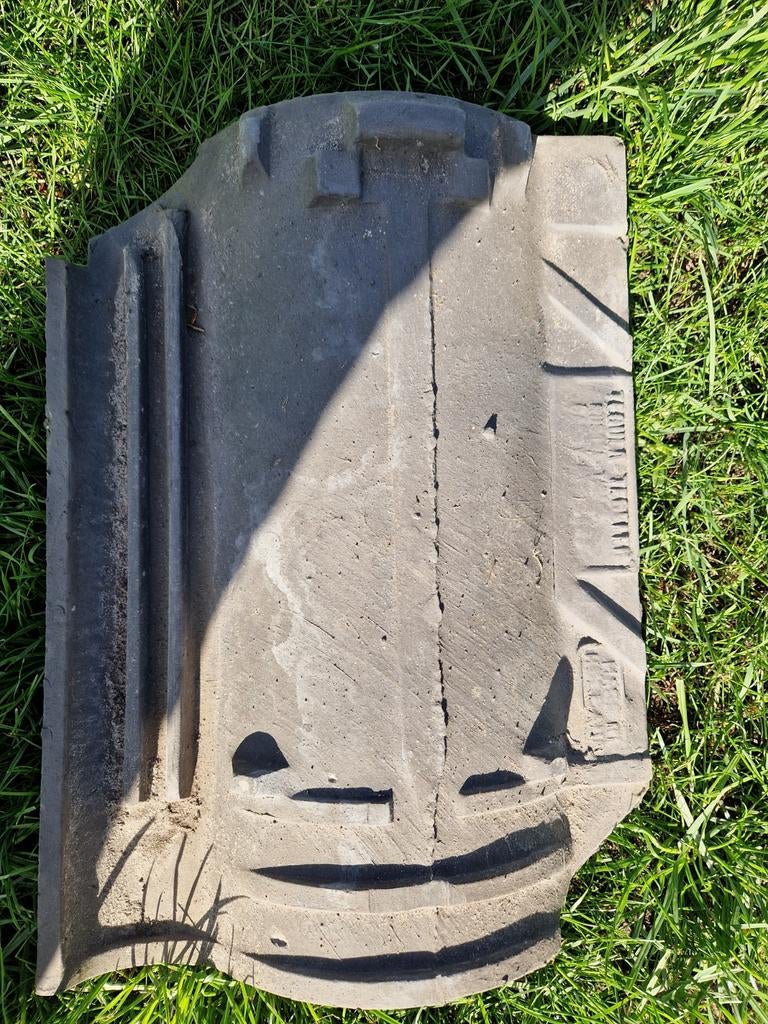 Gebruikte dakpan - Monier, Doe-het-zelf en Verbouw, Dakpannen en Dakbedekking, Ophalen, Gebruikt, Steen of Klei, Minder dan 5 m²