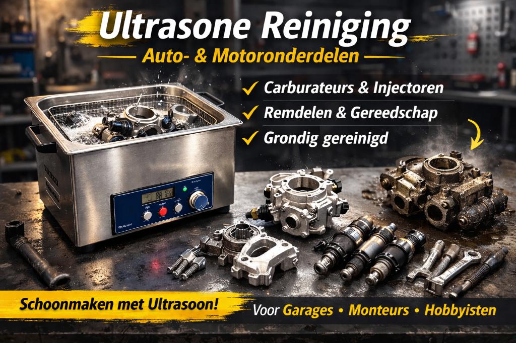 Ultrasone reiniging auto- & motoronderdelen, Ophalen of Verzenden, Nieuw