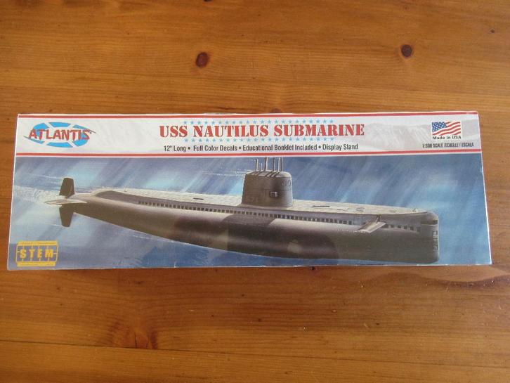 USS Nautilus (Atlantis 1/300), Hobby en Vrije tijd, Modelbouw | Boten en Schepen, Nieuw, 1:200 of kleiner, Overige merken, Ophalen of Verzenden