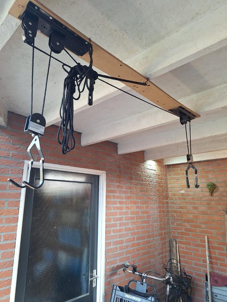 Fiets ophang systeem, Ophalen of Verzenden, Gebruikt