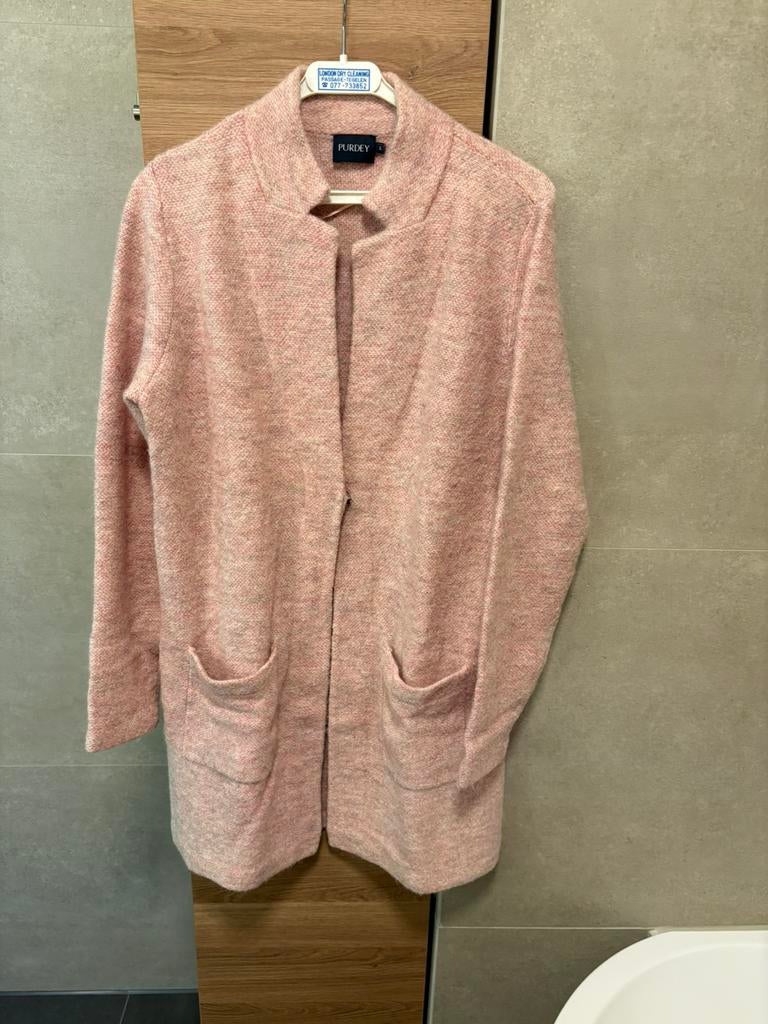 Purdey dames vest, Verzenden, Gedragen, Maat 42/44 (L), Roze