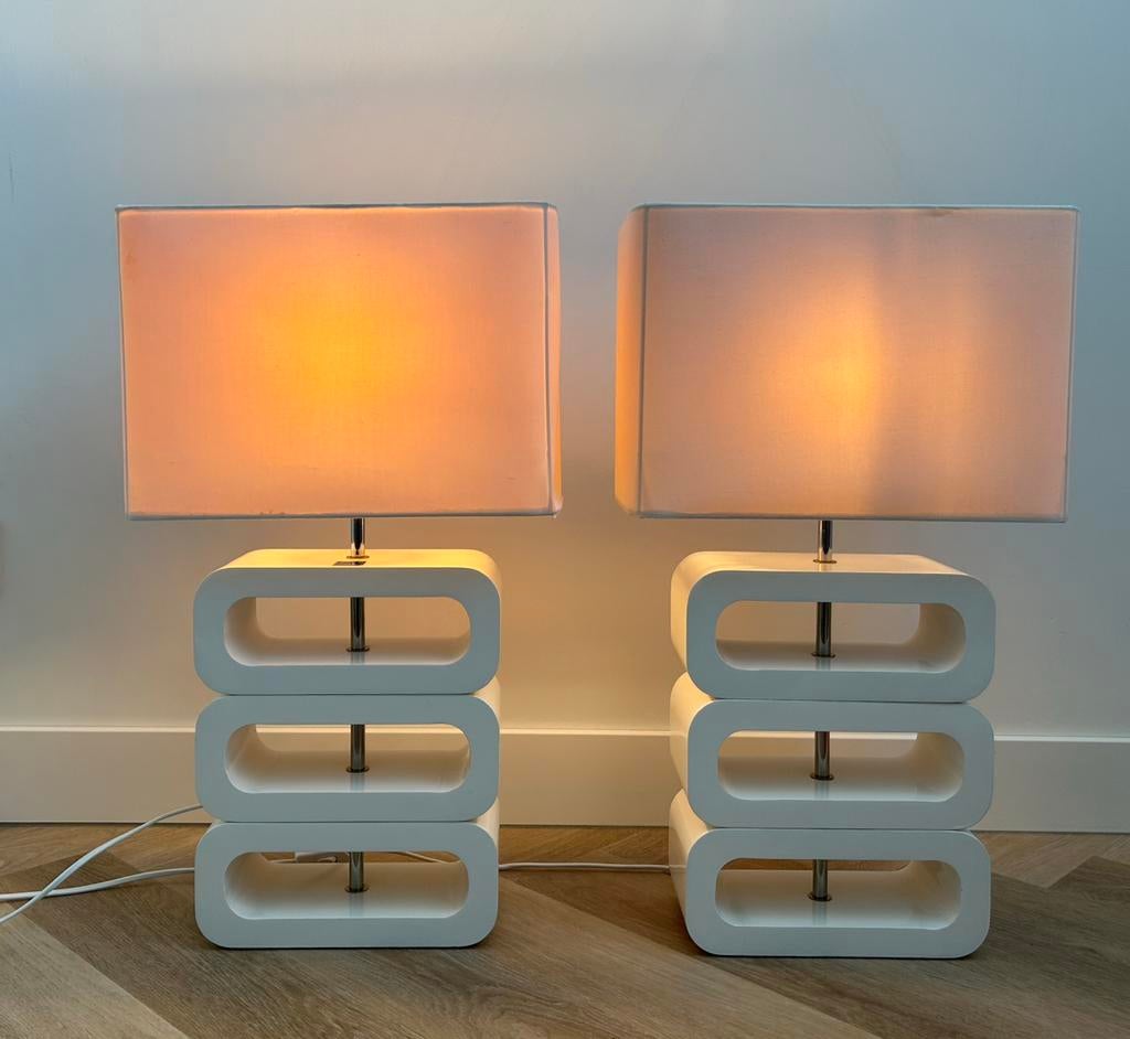 Lampen Jan des Bouvrie collectie 40W, Huis en Inrichting, Lampen | Tafellampen, Ophalen, Zo goed als nieuw, Kunststof, 50 tot 75 cm