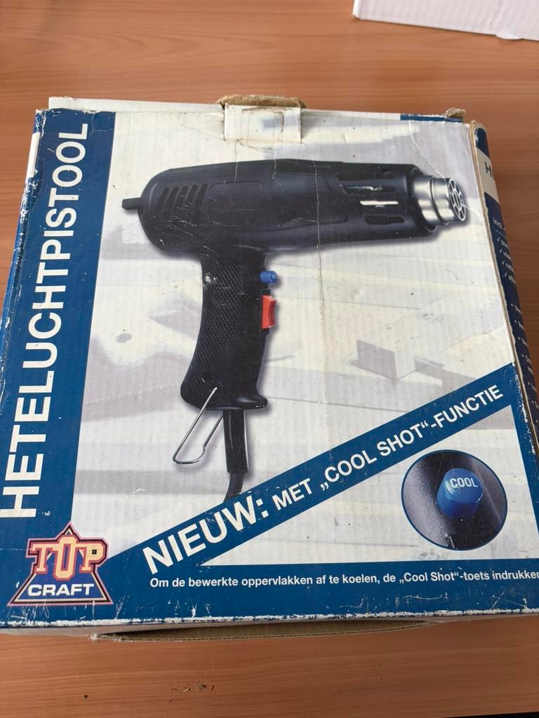 Hetelucht pistool, weinig gebruikt, Ophalen of Verzenden, Gebruikt