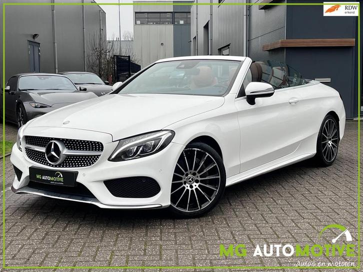 Mercedes-Benz C-klasse Cabrio 250 Prestige | AMG | Airscarf, Auto's, Mercedes-Benz, Bedrijf, Te koop, C-Klasse, ABS, Achteruitrijcamera