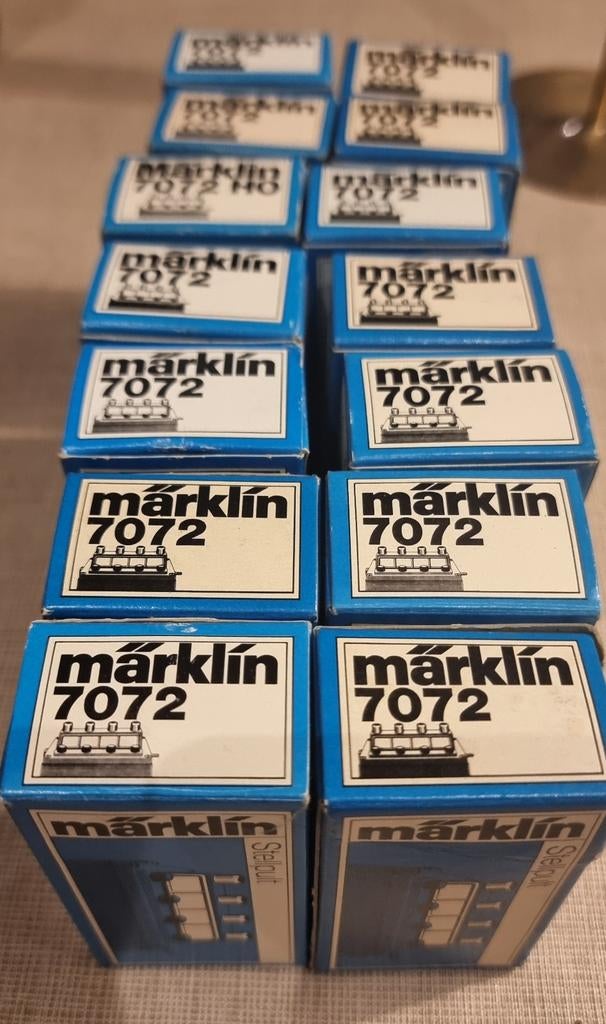 14 stuks seinplaten 7072 Marklin HO, Hobby en Vrije tijd, Modeltreinen | H0, Ophalen of Verzenden, Wisselstroom, Märklin