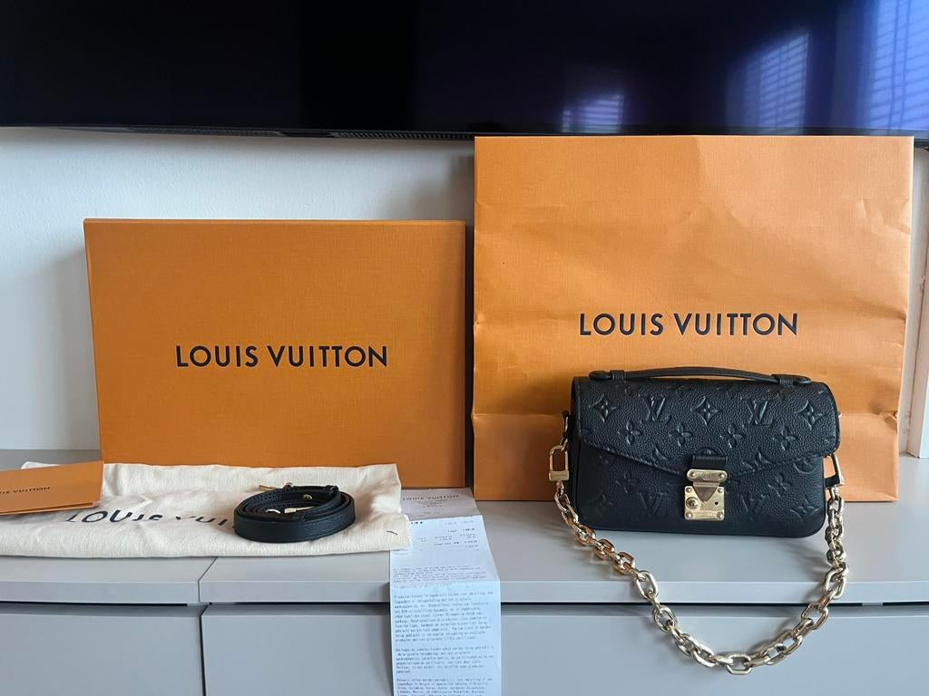 Louise vitton tas, Ophalen of Verzenden, Zo goed als nieuw, Zwart, Handtas