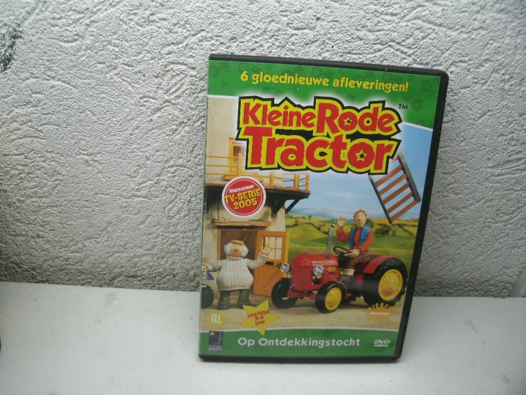 dvd 221k kleine rode tractor op ontdekkingstocht, Alle leeftijden, Ophalen of Verzenden, Zo goed als nieuw