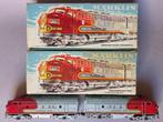 Märklin 3060 + 4060 Diesellocomotief serie F7 SANTA FE, Hobby en Vrije tijd, Wisselstroom, Gebruikt, Locomotief, Ophalen of Verzenden