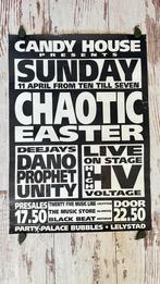 1993 poster Bubbles lelystad gabber Thunderdome hardcore, Ophalen of Verzenden, Gebruikt, A1 t/m A3