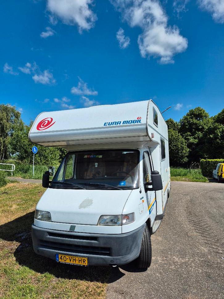 Camper Fiat Ducato / Eura Mobil, Caravans en Kamperen, Campers, Particulier, tot en met 5, Alkoof, Eura Mobil, Fiat, Diesel, Handgeschakeld