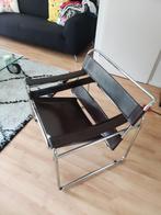 Wassily Chair - Bruin Skai en Chroom set van 2, Huis en Inrichting, Stoelen, Ophalen, Gebruikt, Bruin, Metaal