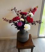 Chrysanten kunstbloemen boeket fuchsia paars nieuw, Ophalen of Verzenden, Zo goed als nieuw