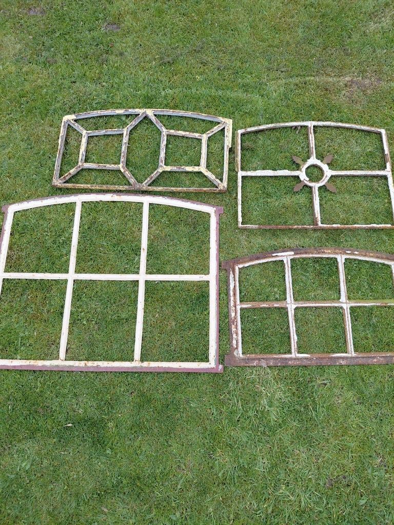 Gietijzeren stalramen tuindecoratie, Tuin en Terras, Tuinwanddecoratie, Ophalen, Gebruikt