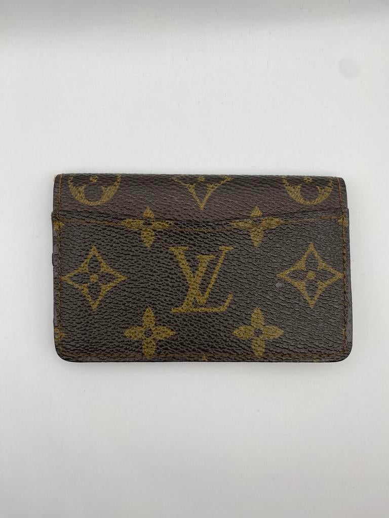 Vintage Louis Vuitton Wallet Portemonnee Authentic, Ophalen of Verzenden, Zo goed als nieuw, Bruin