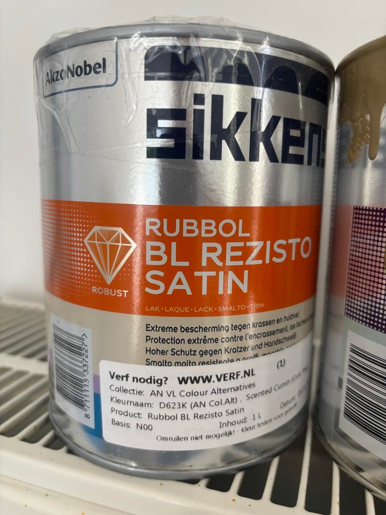 Scented Cumin LAB paint Sikkens houtverf 1 liter, Ophalen, Overige kleuren, Nieuw, Verf