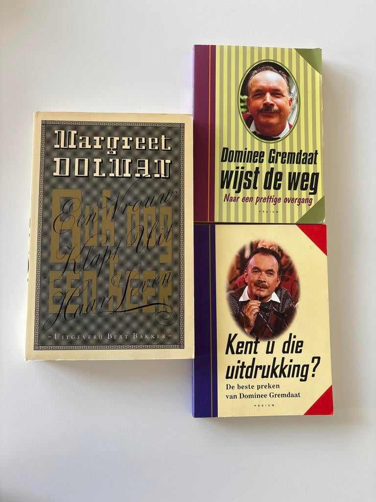 Boeken: Margreet Dolman & Dominee Gremdaat (3 stuks), Ophalen of Verzenden, Gelezen, Nederland