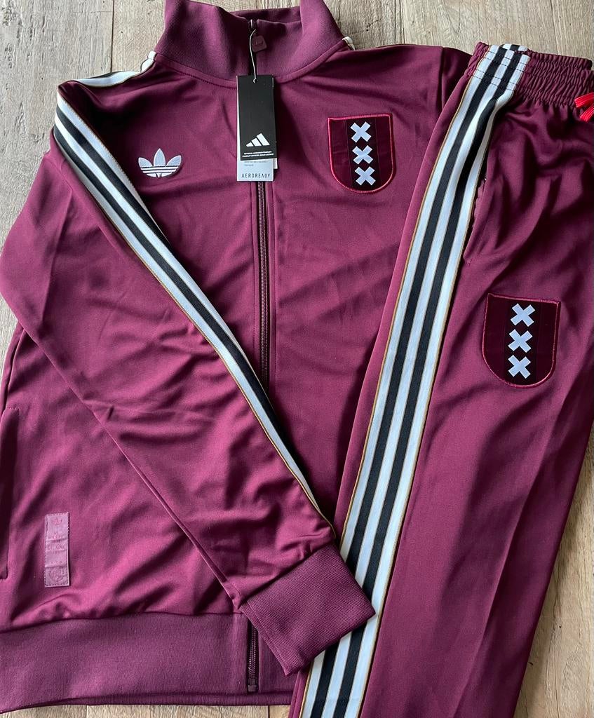 Ajax 125 jaar trainingspak, Kleding | Heren, Sportkleding, Maat 48/50 (M), Nieuw, Ophalen of Verzenden, Voetbal