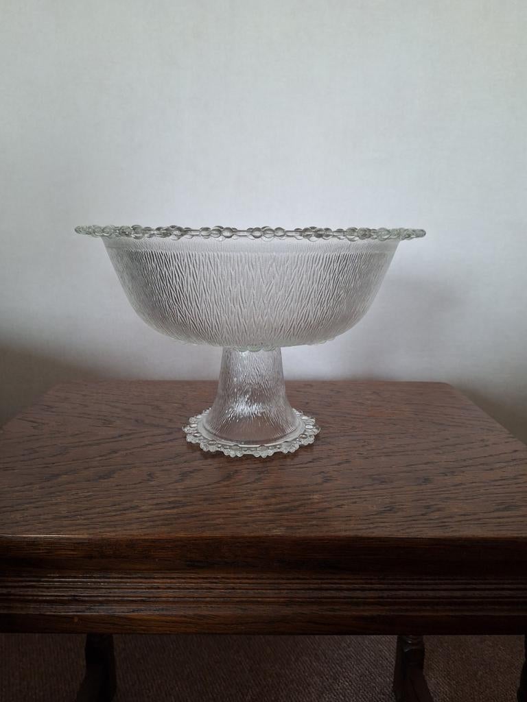 Glazen kom, schaal, Huis en Inrichting, Woonaccessoires | Schalen en Manden, Ophalen, Rond, Glas