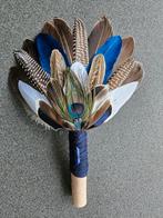 Smudge feathers veren waaier feather stick fan lapis lazuli, Ophalen of Verzenden, Nieuw