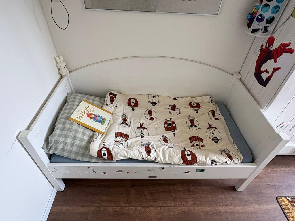 Bopita peuterbed 140x70cm, Kinderen en Baby's, Kinderkamer | Bedden, Gebruikt, 140 tot 160 cm, 70 tot 85 cm, Lattenbodem, Matras