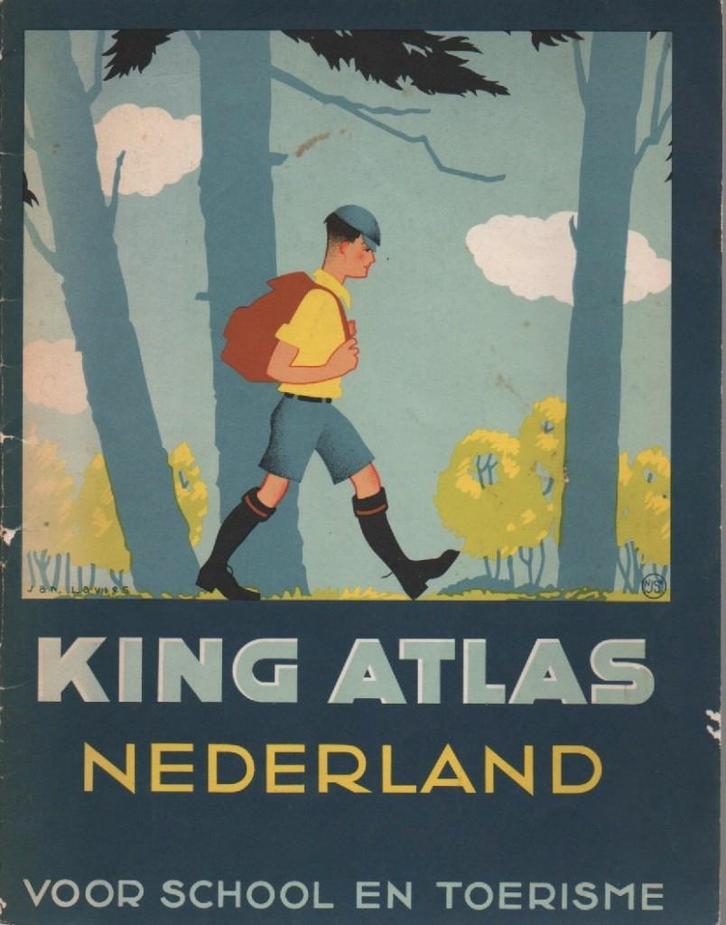 King Atlas Nederland (1979), Boeken, Atlassen en Landkaarten, Gelezen, Overige atlassen, Nederland, 1800 tot 2000, Ophalen of Verzenden